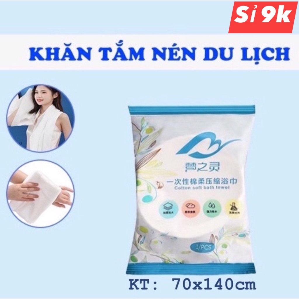 [HÀNG LOẠI 1] Combo Khăn lau mặt dạng nén, khăn mặt khô, combo phụ kiện du lịch tiện ích