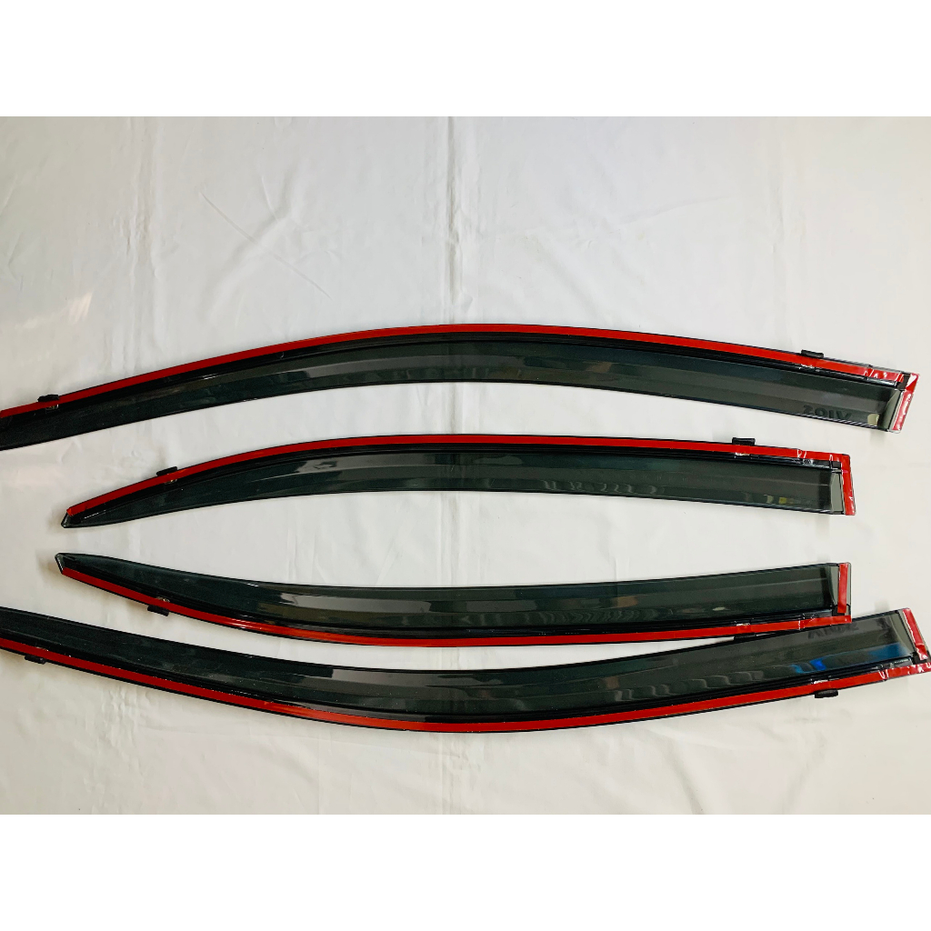 Vè che mưa xe Toyota Vios 2019 - 2023 chỉ mạ crom cao cấp, vừa khít 4 cánh cửa