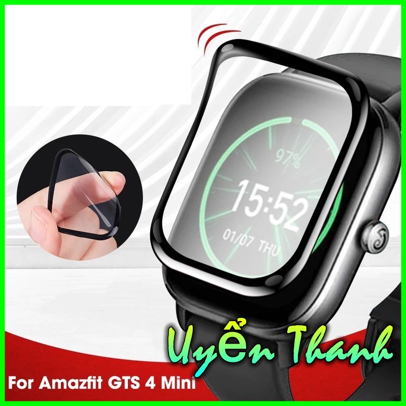 Cường lực dẻo, full màn Xiaomi Amazfit GTS 4 GTS 4 Mini