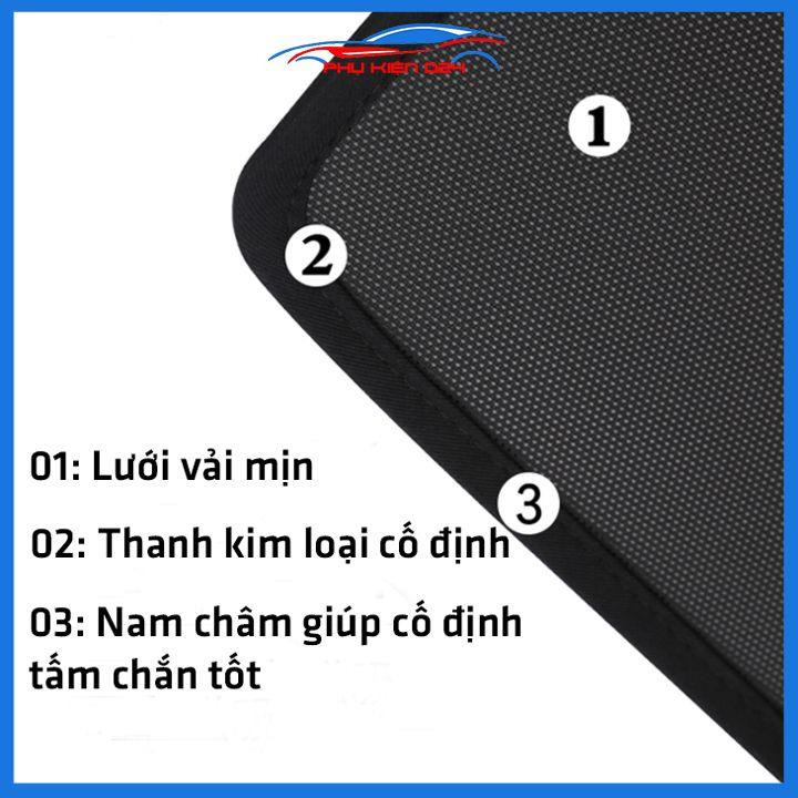 Chắn nắng nam châm theo xe Almera 2021-2022-2023-2024