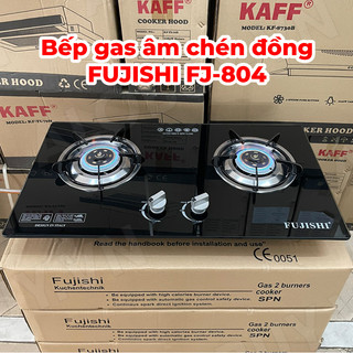 Bếp gas âm Fujishi FJ-804 - Đánh lửa Magneto tự động, Tiết kiệm gas