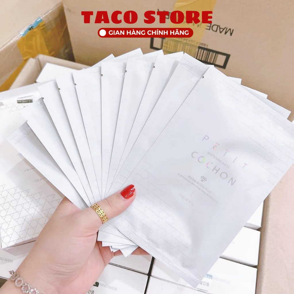 Mặt Nạ Trắng Da Petit Cochon Whitening Mask 2,2g