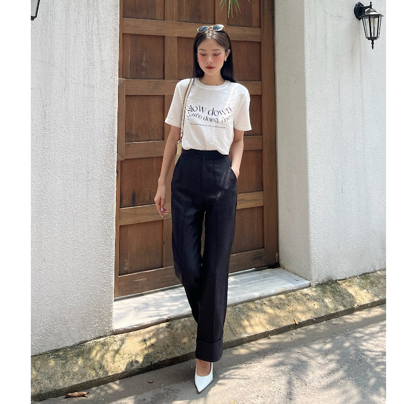 Quần tây xắn lai ly giữa , Peace House Clothing