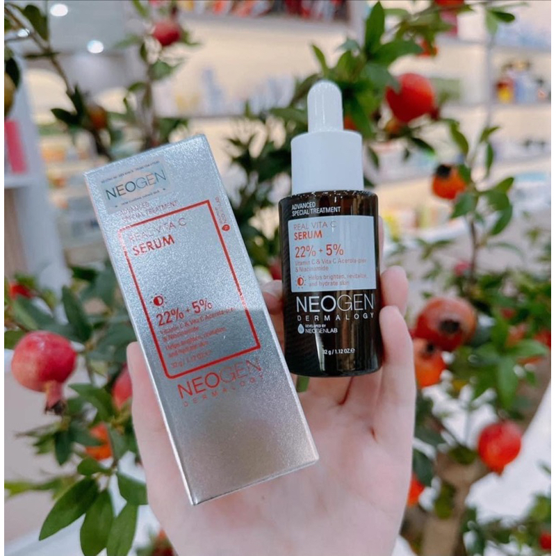 Serum Neogen Hàn Quốc 22% vitamin c, 5% niacinamide dưỡng trắng, mờ thâm dành cho da dầu mụn 32g NPP Tido88