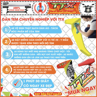 Team Sirius Lửa Full Đen Xám Trắng Đẹp Tinh Tế - Mẫu Tem Xe Sirius Lửa Mới (s065-00)