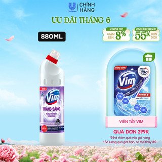 Gel tẩy rửa VIM trắng sáng 880ml (Chai)
