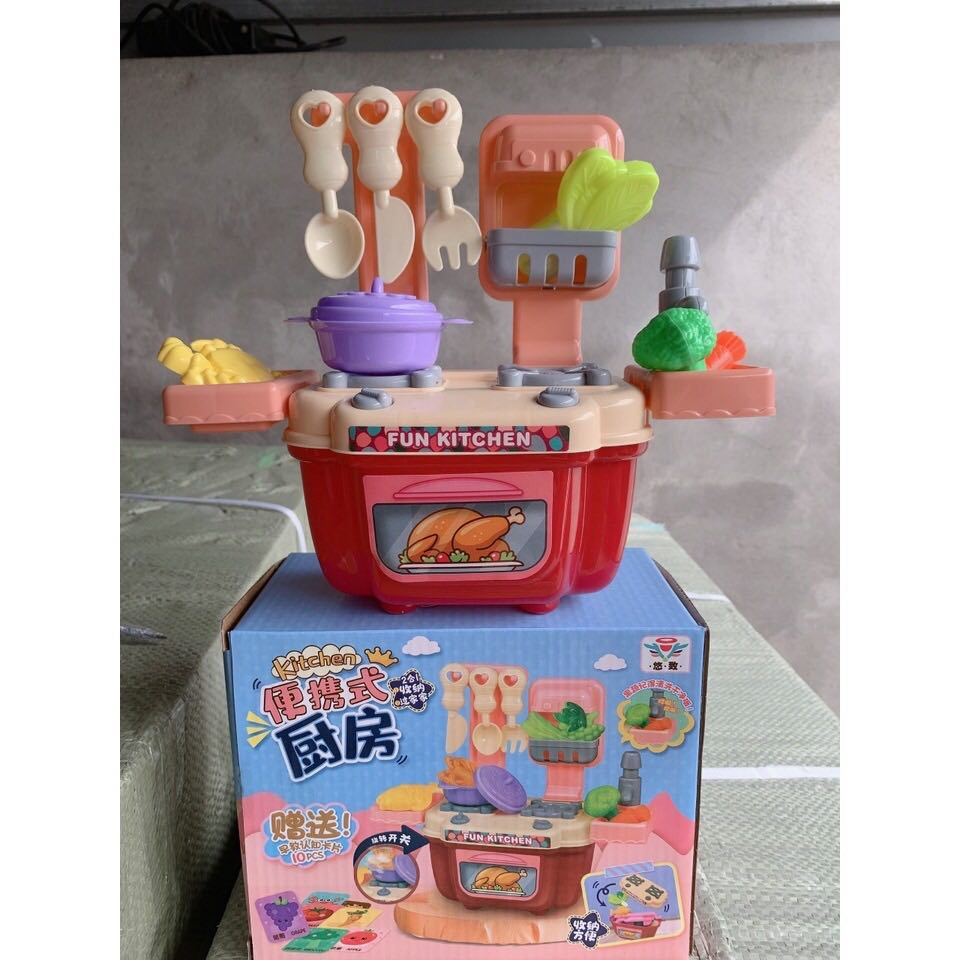 Bộ Đồ Chơi Nấu Ăn Nhiều Chi Tiết Dễ Thương Cho Bé