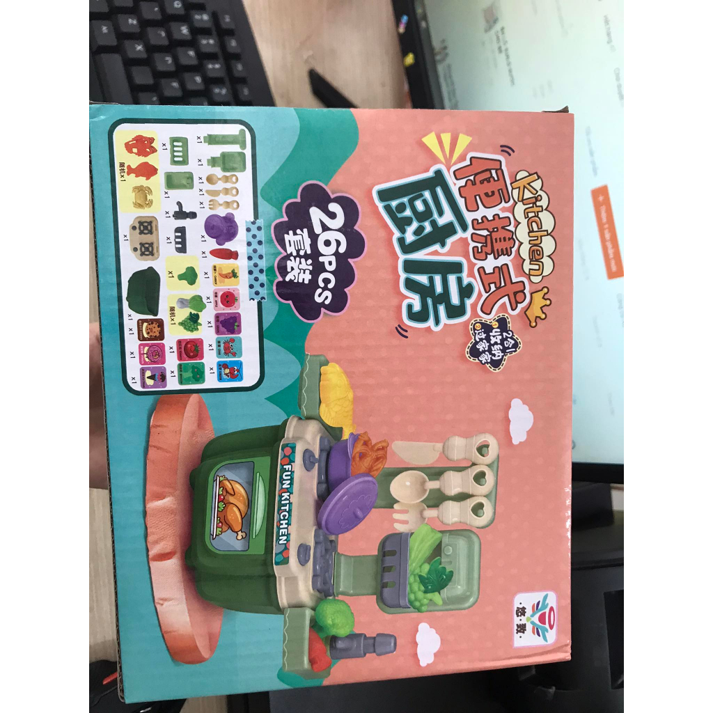 Bộ Đồ Chơi Nấu Ăn Nhiều Chi Tiết Dễ Thương Cho Bé