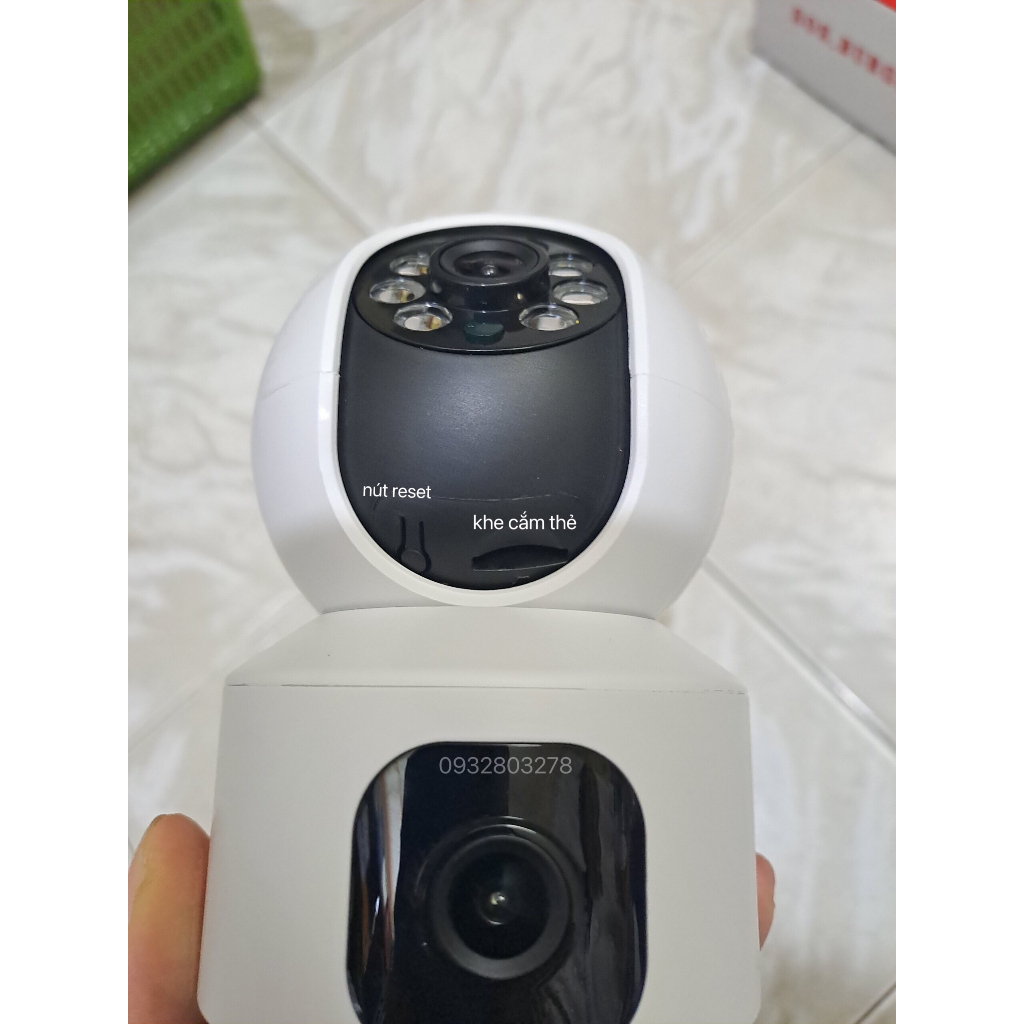Camera IP WiFi Yoosee 2 Mắt Kép YS2304 Trong Nhà - 4.0Mpx Hình Ảnh Sắc Nét Xoay 360 Độ Đàm Thoại 2 Chiều