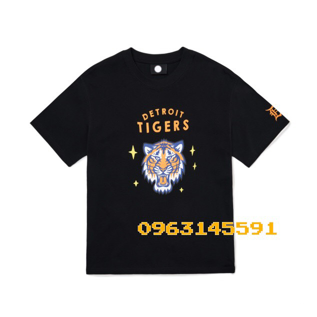 ÁO PHÔNG UNISEX XUẤT HÀN HÌNH CON HỔ - MÀU ĐEN