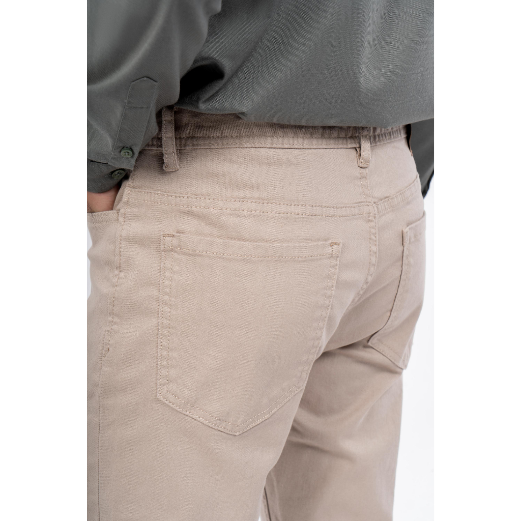 Quần Jean Nam Co Giãn Trơn Form Slim - Routine 10S22DPA014