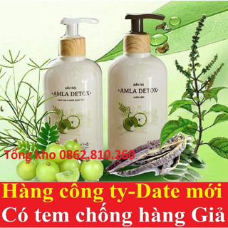 Bộ dầu Gội đầu + Xả Laco Organic Amla detox kèm xịt dưỡng tóc serum ngăn rụng tóc và kích thích mọc tóc siêu HOT