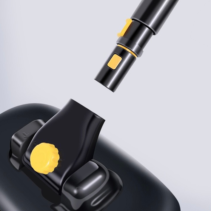 Chổi lau rửa Xe Ô Tô 3 khớp nối cong 15 độ, kéo dài 1m, sợi nhung mềm mại