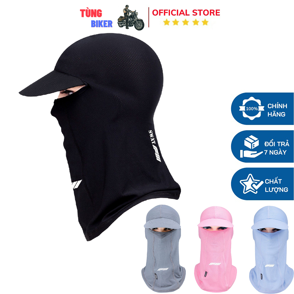 Khăn Trùm Đầu Chống Nắng, Gió Bụi Có Lưỡi Trai SWAT F3