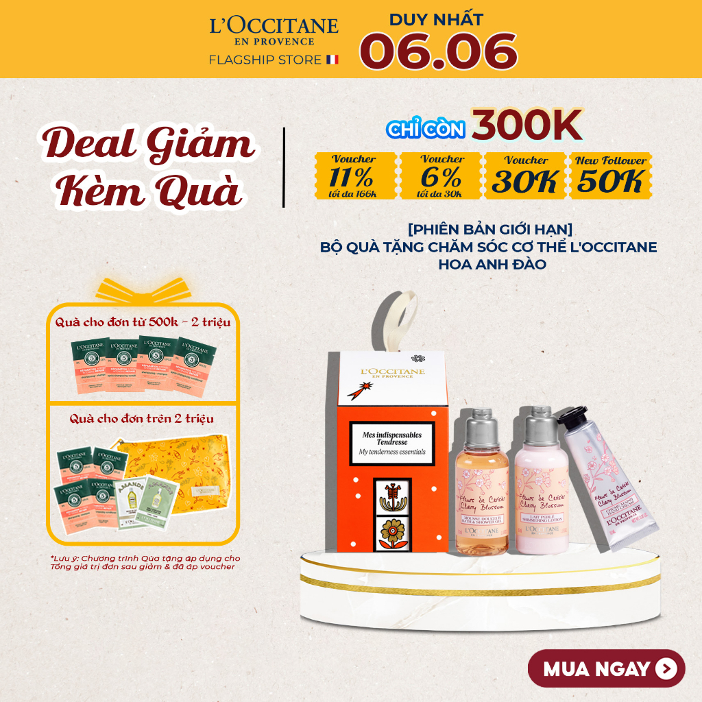 Phiên Bản Giới Hạn L'Occitane Bộ Quà Tặng Chăm Sóc Cơ Thể | BigBuy360 - bigbuy360.vn