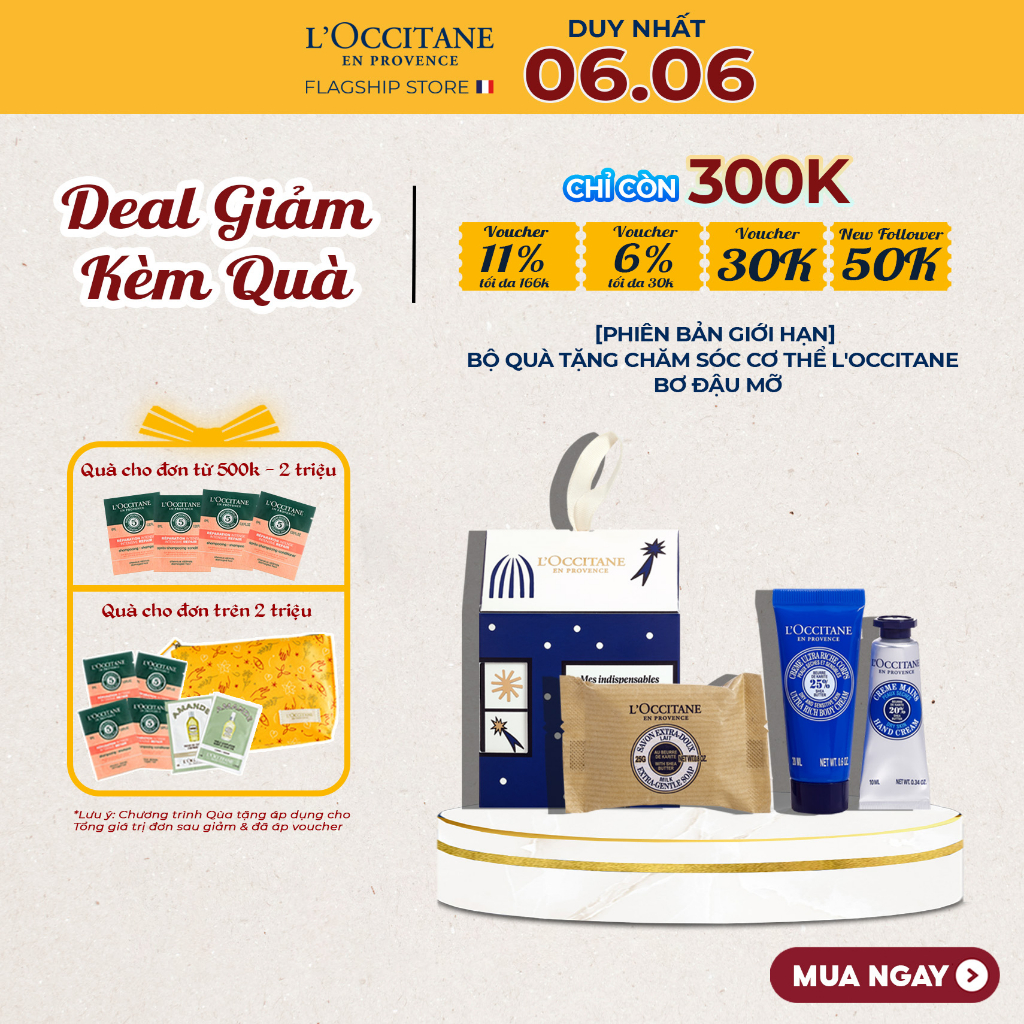 Phiên Bản Giới Hạn L'Occitane Bộ Quà Tặng Chăm Sóc Cơ Thể | BigBuy360 - bigbuy360.vn