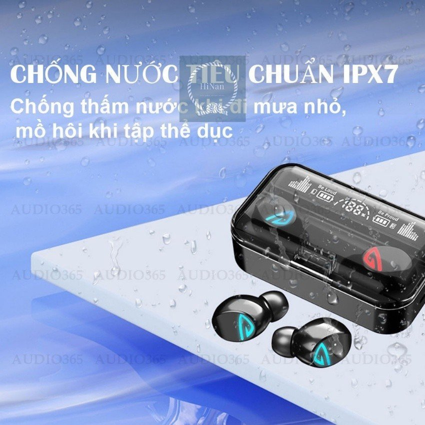 Tai nghe kết nối bluetooth Không dây True Wireless S10 Pro Cảm Ứng Vân Tay Màn Hình Led Chống Ồn Tốt