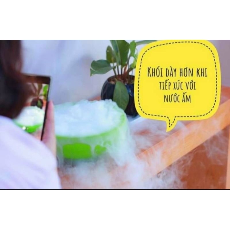 ĐÁ KHÔ - ĐÁ KHÓI CO2 - ĐÁ TẠO KHÓI ĐÁM CƯỚI -1,5kg - 1,7kg bảo quản vacxin và thực phẩm
