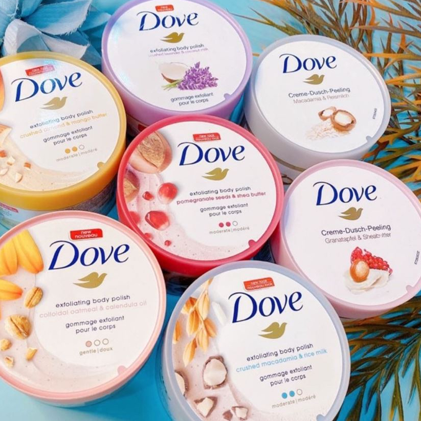 Tẩy tế bào chết Dove Exfoliating Body Polish 225gr/ 298gr