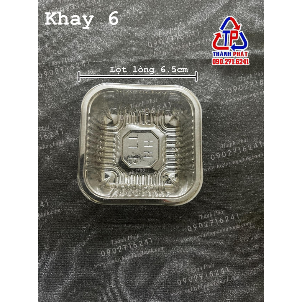 100 Khay túi cúc vàng đựng bánh trung thu mini 50g - 65g - đựng bánh trứng chảy - bánh mochi