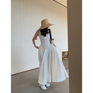 Đầm midi dài phối (ảnh thật/ có sẵn)