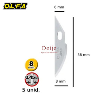 Lưỡi dao thủ công Nhật OLFA KB4-R/5 (5 lưỡi dao)