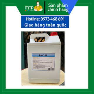 Sát trùng tôm cá BKC 80 Benzalkonium Chloride. Can 5 lít
