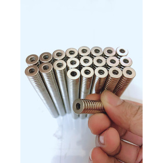 Nam châm lỗ bắt vít 8x3mm lỗ vát 3.5mm