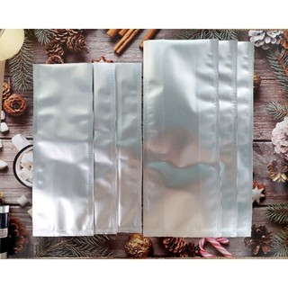 Túi bạc 4 cạnh trơn, túi đóng cà phê, túi 4 biên