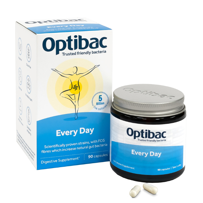 Viên uống men vi sinh Optibac Probiotics Every Day hỗ trợ tiêu hóa, bảo vệ sức khỏe đường ruột