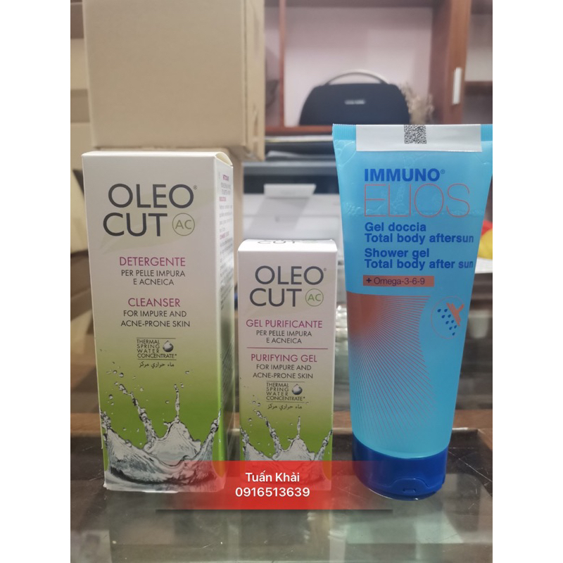 Kem Dưỡng Da Dầu Mụn , Da Mụn | Sữa Rửa mặt OLEOCUT AC purifying gel  50 ml / 150ml