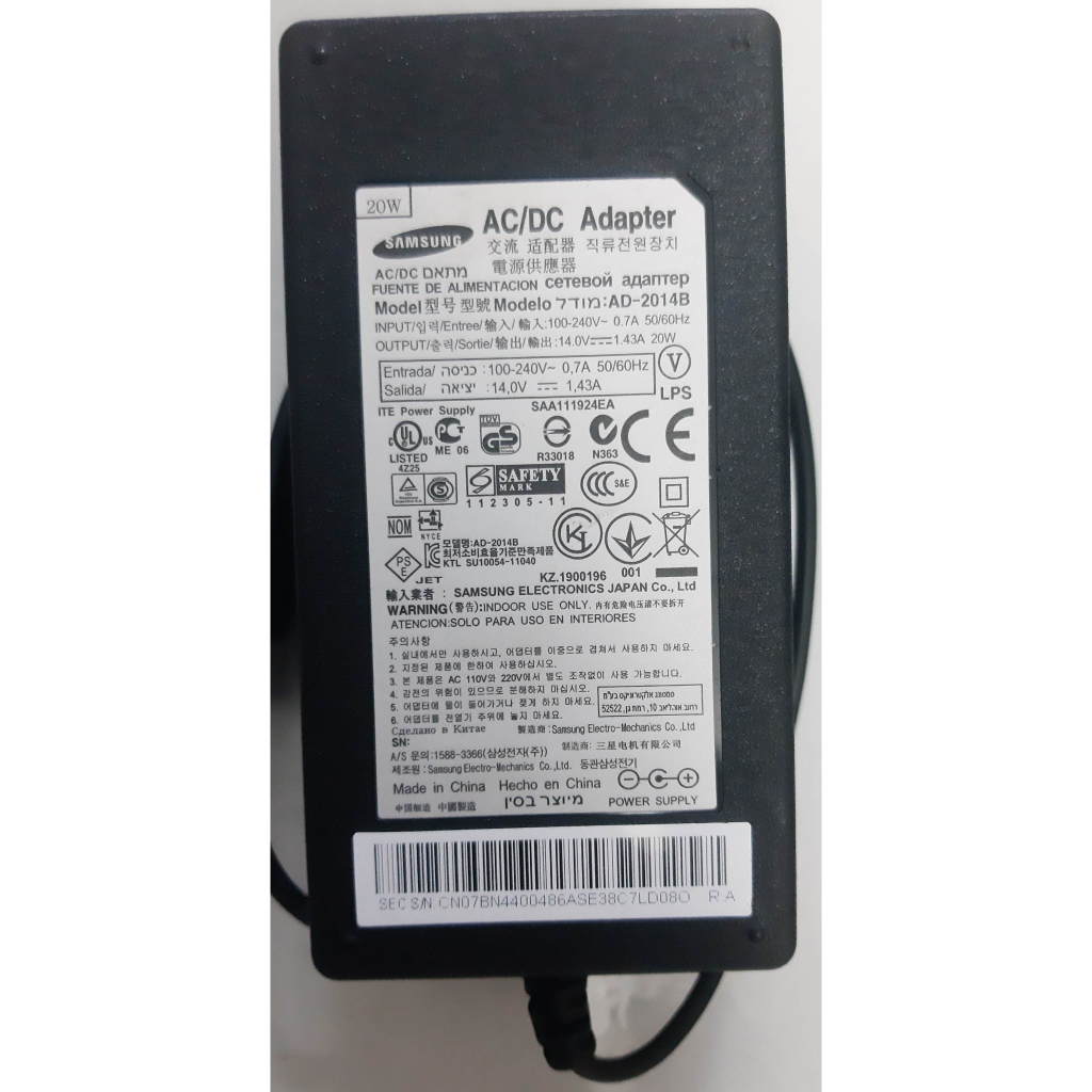 Adaptor nguồn màn hình Samsung 14V