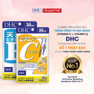 Combo viên uống DHC trắng hồng ,mịn màng 30 ngày và 90 ngày