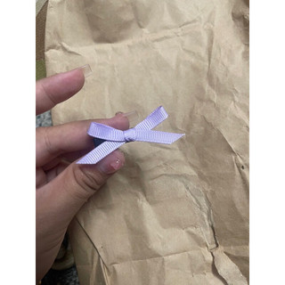 kẹp nơ mini màu tím