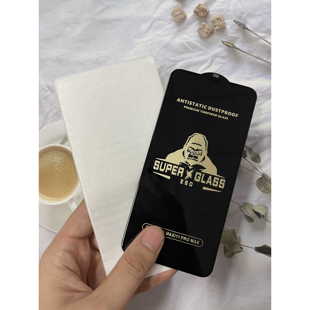 Kính cường lực REALME full màn, siêu cứng siêu bền, chống ánh sáng xanh gây hại cho mắt