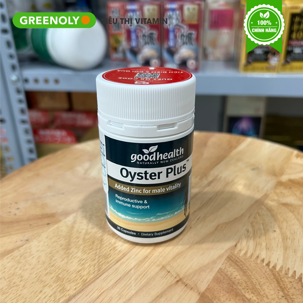 Tinh Chất Hàu Tăng Chất Lượng Tinh Trùng, Sinh Lý Nam Goodhealth Oyster Plus 30 Viên