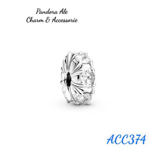 Pandora ale charm chặn đính đá lớn trang trí vòng tay bạc