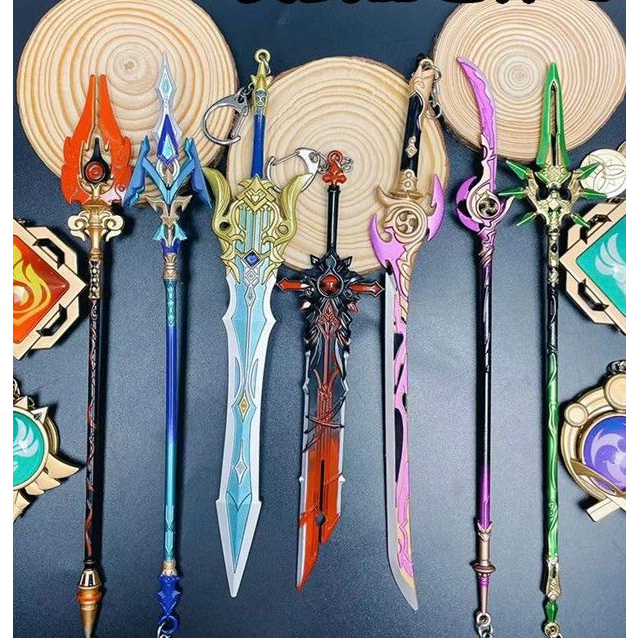 Đạo cụ Cosplay mô hình vũ khí Genshin Impact 17 mẫu siêu lớn