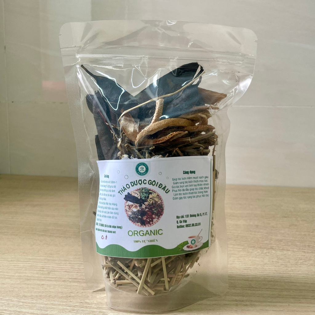 Set Thảo Mộc Gội Đầu Dưỡng Sinh Thiên Nhiên - Kích Thích Mọc Tóc Giúp Tóc Chắc Khỏe Hết Gàu