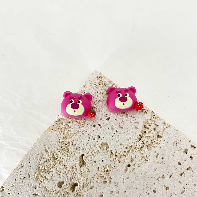 SET CHARM NAIL 3D GẤU DÂU