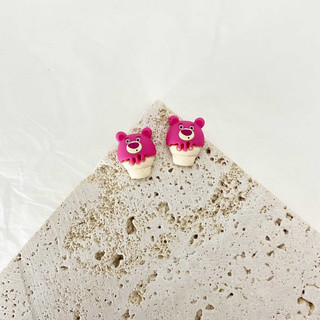 SET CHARM NAIL 3D GẤU DÂU