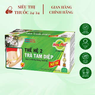 [ Hộp 30 gói ] Trà Tam Diệp thế hệ 2 ⚡ CAM KẾT CHÍNH HÃNG ⚡ Trà thảo dược Tam Diệp hỗ trợ giảm mỡ vùng bụng và toàn thân