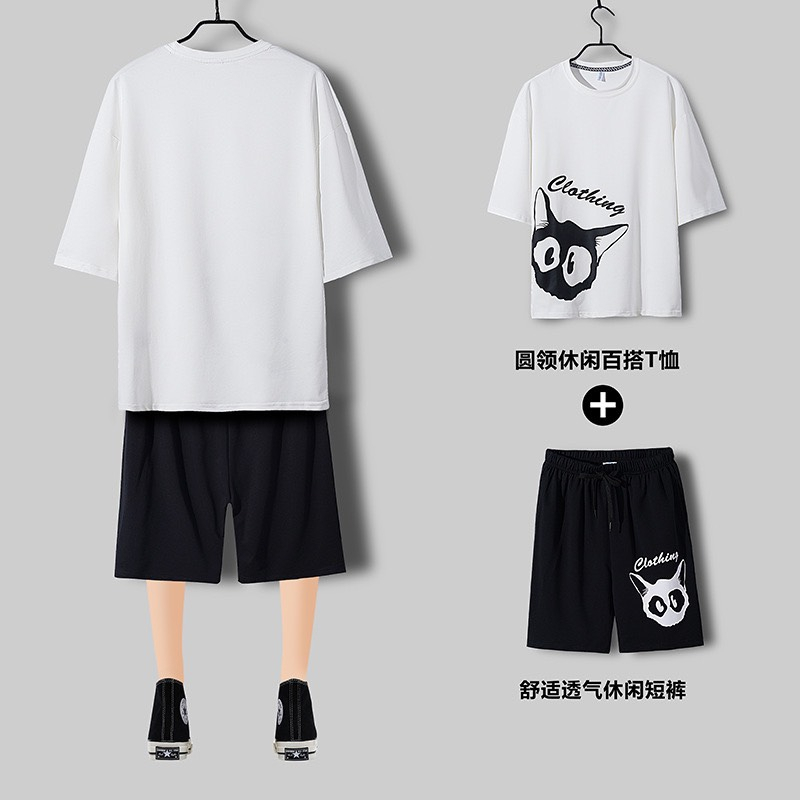 Set Bộ Thể Thao COLOTHIN Phong Cách Trẻ Trung gồm áo thun và quần short có túi 2 bên tiện lợi Unisex bigsize mặc nhà ngủ