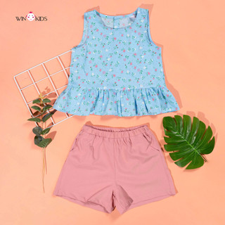 [XẢ KHO] Đồ bộ bé gái 13-38kg sát nách mùa hè Thời trang trẻ em WINKIDS chuyên quần áo bé chất lượng