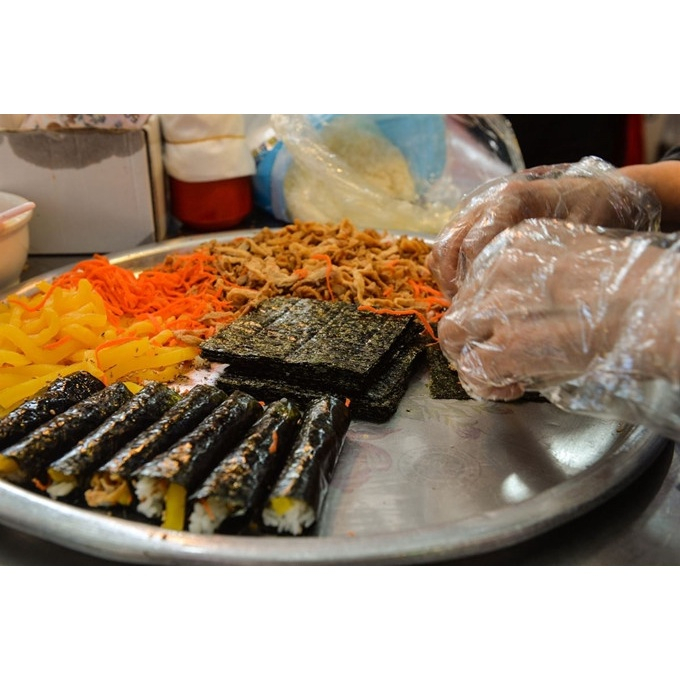 Rong biển cuộn cơm, kimbap, sushi Hàn Quốc Sing Song (50 lá - 100 lá)