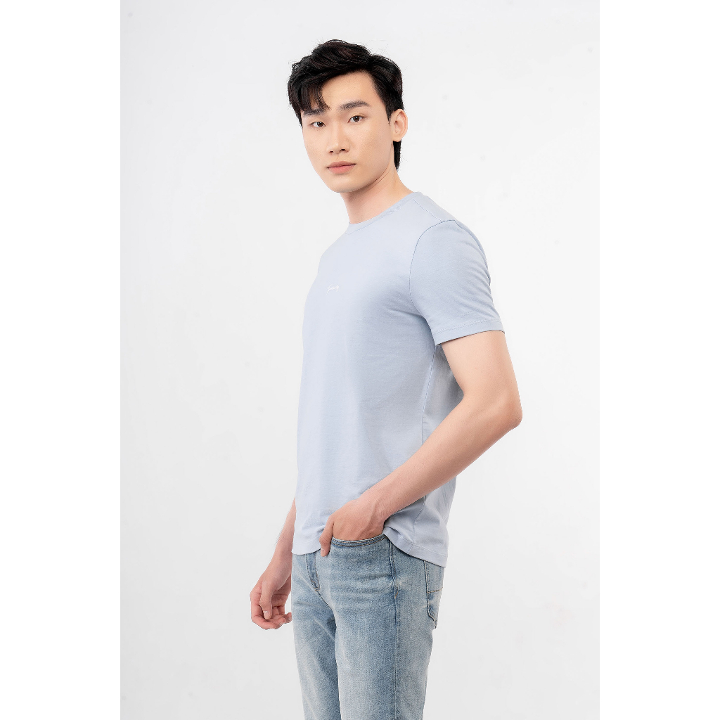 Áo Thun Nam Tay Ngắn In Chữ Form Fitted - Routine 10S22TSS006