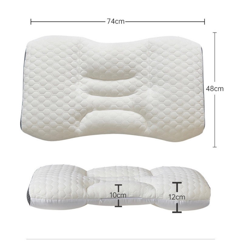 Gối latex lục giác pillow IGUN BEDDING mềm mịn thoáng khí