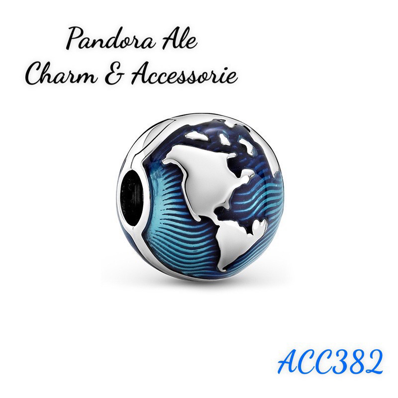 PAN ALE CHARM KHOÁ CHẶN AN TOÀN HOẠ TIẾT TRÁI ĐẤT BẠC S925