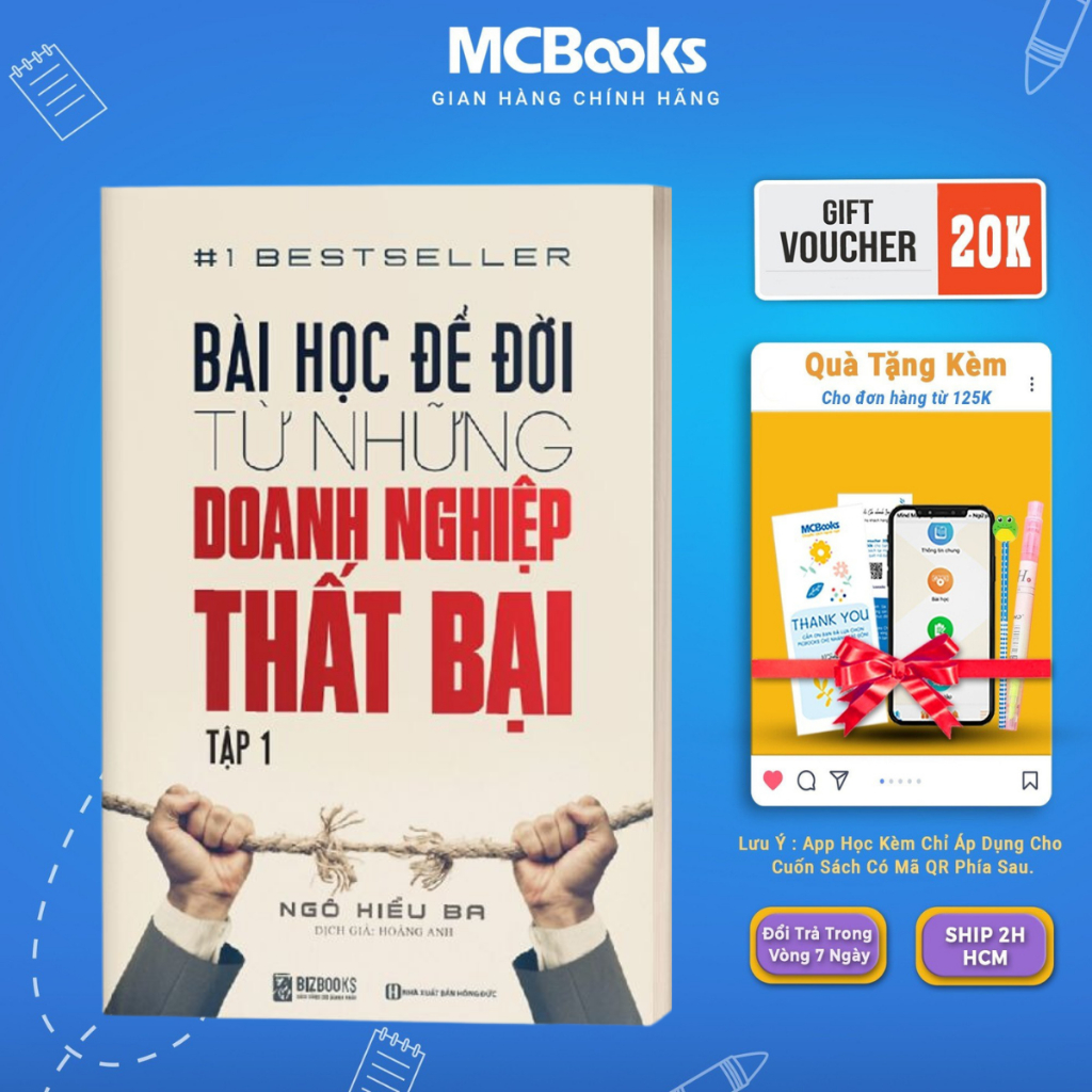 Sách - Bài Học Để Đời Từ Những Doanh Nghiệp Thất Bại (Tập 1) Mcbooks