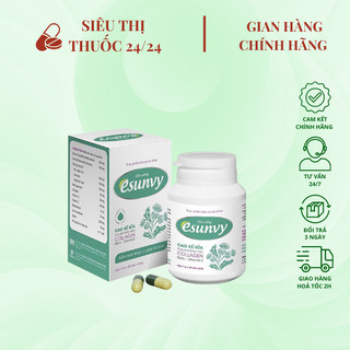 Viên Uống Mụn Esunvy Hộp 30 Viên ⚡ CAM KẾT CHÍNH HÃNG ⚡ Viên uống hỗ trợ tăng cường chức năng gan, thanh nhiệt giải độc